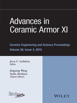 cover image of Advances in Ceramic Armor XI, Volume 36, Issue 4